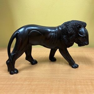 Ebony Lion Statues